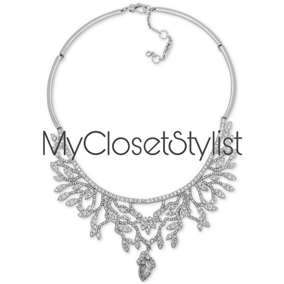 Jenny Packham Statement Crystal Collar Necklace LG - Picture 2 of 3